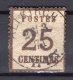 North Germany Occupation Areas: 25 Centimes Type I Used