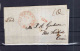 9864429 USA OLD Stampless COVER Cincinnati RED PAID