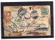 9864431 Jerusalem RR Card form Germany with ITALY DUES RARE!