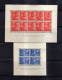 9875718 Netherlands LEGION Sheet NH   2x BLUE-RED HiCV