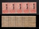 9899933 Italy Sc E11 Strip of 5 CV 600$ RR Quality!