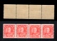 9906324 Canada Sc 181i VFNH   Strip of 4 CV 200$  