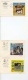 9913044 Paraguay Sc C336-8 FDC Sheets AMAZING! SPACE!! 3x