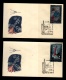 9913589 Russia 2x Scarce FDC SPACE Silver STAMPS!