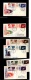 9913590 Fr Colonies Satellite VF U CDS FDC Strips     6x
