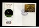 9913621 YEMEN 1969 First Man on Moon FDC Pure GOLD RARE 0.6g