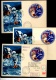 9913692 Hungary Scarce FDC Space Apollo 17 Perf-Imperf 3x