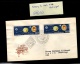 9914424 Hungary 1959 Sc 1262 FDC Perf/Imperf