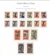 9916299 France Off China Tchonking Sc 34-50 VF H OG RR SET CV 473$  