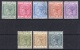 Gibraltar: 1889 Mostly Mint Set