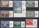 German Empire: Nice Lot Used Stamps with Margin Pieces