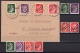Post WW II Locals: Meissen Set Used, on Cover and MNH