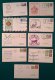 USA, 9 Commemorating covers from 1933 - 1935