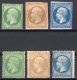 France: Lot MNG ex Napoleon perf. & imperf. 
