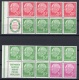 West Germany: 3 Booklet Panes Heuss Mint/MNH