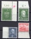 West Germany: Small Lot Early Stamps MNH Margin Pieces