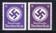 German Empire: 1943 Official 6 Pfennig a   c Colours MNH