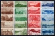 Japan: 5 MNH Sets National Parks 1940/1949
