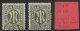 Germany, A M POST 29 a C and b C used