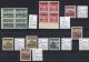 Bohemia & Moravia: Lot ex First Issue Ovprt. Varieties MNH