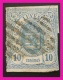 P2Ttq72 Luxembourg 1859 10c Blue Imp U $20