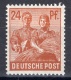 Allied Occupation: 1947 24 Pf. d-Color MNH Certificate