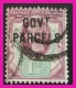 P2Tti4 GB 1887 1.5d Govt PARCELS U $40