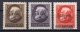 Saar: 1920 Three Better MNH Stamps Ludwig III Signed