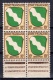 French Zone: Better 10 Pfennig MNH Block of 4