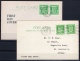 WWII Occupation Guernsey & Jersey Two First Day Cards