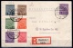 Soviet Zone: Prov. Saxony Imperforated Set on Cover