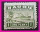 P2Ttr17 Nauru 1924 1d Green M $4.30