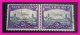 P2Ttr31 S. Africa 1938 2d Blue&Violet U Pair (Nearly Parted)