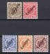 German Caroline Islands: 1900 Mint Part Set Steep Overprint