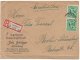 Germany, A M POST, Nr 31 A in Pair on a letter, 1946. PF 14