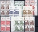 West Germany: Definitive Issue MNH Blocks of 4