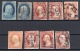 USA: 1851 Lot Used Stamps Imperforated