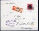World War I Occupation of Belgium Reg. Cover to Germany