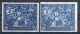 Soviet Zone: 1949 Leipzig Fair 50 Pfennig Both Colours MNH