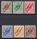 German New Guinea: 1897 Mint Set Overprints