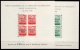 Spain: 1942 Mint Set Souvenir Sheets Barcelona Navidad