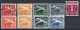 Danzig: 1935/38 Used Sets Airmail Both Watermarks