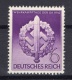 German Empire: 1942 "SA" MNH Plate Error