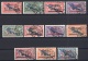 Memel: 1922 Used Set Airmail Overprints