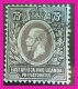 P2Ttr59 East Africa 1912 75c Used $20