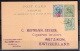 Sarawak: Old Postal Stationary Card to Switzerland
