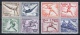 German Empire: 1936 Olympic Souv. Sheets Heartpieces MNH