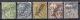 Tahiti: 1893 Small Lot Overprints Used