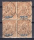 Nossi-Be: 1894 Used Block of 4 Yvert 35