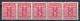 German Empire: Statistic Fee Stamps Third Reich MNH